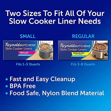 Reynolds Slow Cooker Liners for Mess-Free Cooking