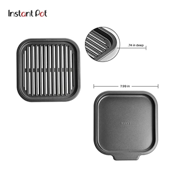 Instant Vortex Nonstick Grill Pan Set for Air Fryer