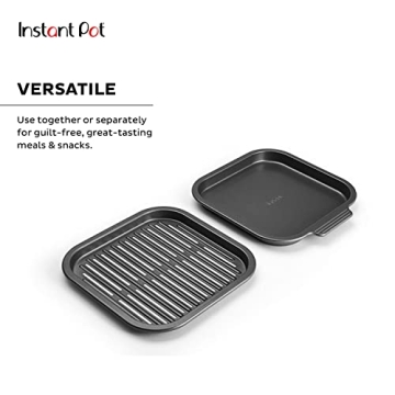 Instant Vortex Nonstick Grill Pan Set for Air Fryer
