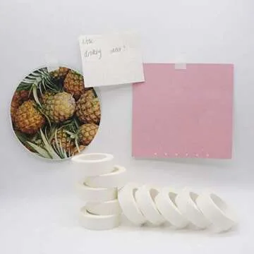 Dreamty 10 Rolls Solid Color Washi Tape Set for Crafts