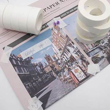 Dreamty 10 Rolls Solid Color Washi Tape Set for Crafts