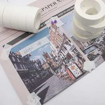 Dreamty 10 Rolls Solid Color Washi Tape Set for Crafts