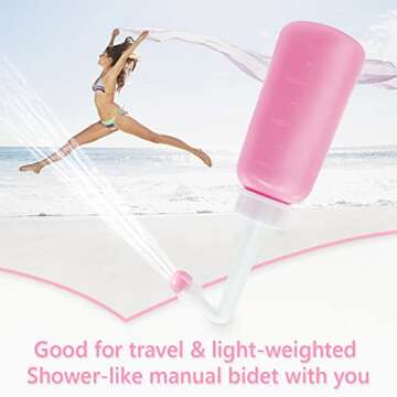 Peri Bottle for Postpartum Care,12 OZ Perineal Bottle Postpartum Essentials Upside Down Peri Bottle for Perineal Recovery and Cleansing After Birth