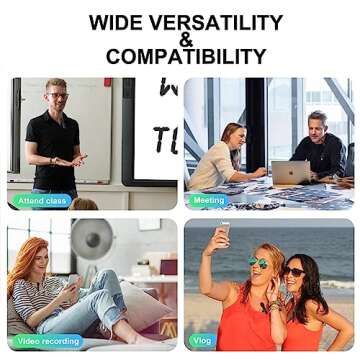 JUDKIOM 2 Pack Wireless Lavalier Microphone for iPhone, Professional Lapel Mics, Wireless Mic Plug-Play, Lapel Microphone for Video Recording Interview TikTok (USB C for Android iphone15/16)