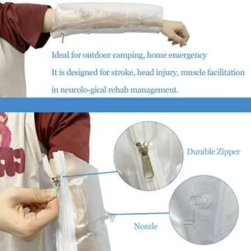 CHOYTONG First Aid Air Splint Kit, 6 Inflatable Support Splints