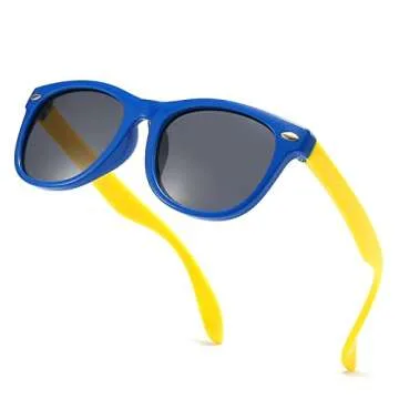 FANNYGO Kids Polarized Sunglasses for Ages 3-11