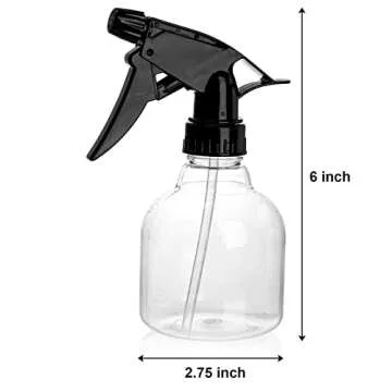 Bekith 12 Pack 8 Oz Spray Bottles with Adjustable Sprayer