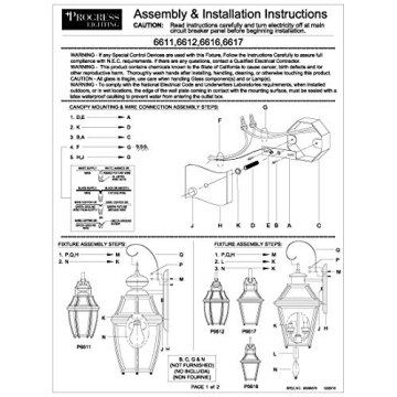 Stylish Progress Lighting Burlington Two-Light Wall Lantern