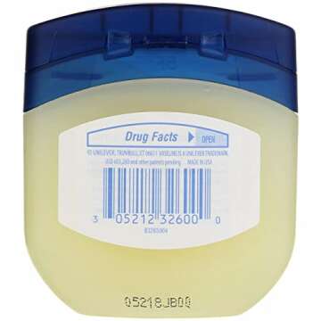 Vaseline 100% Pure Petroleum Jelly Skin Protectant 3.75 oz (Pack of 12)