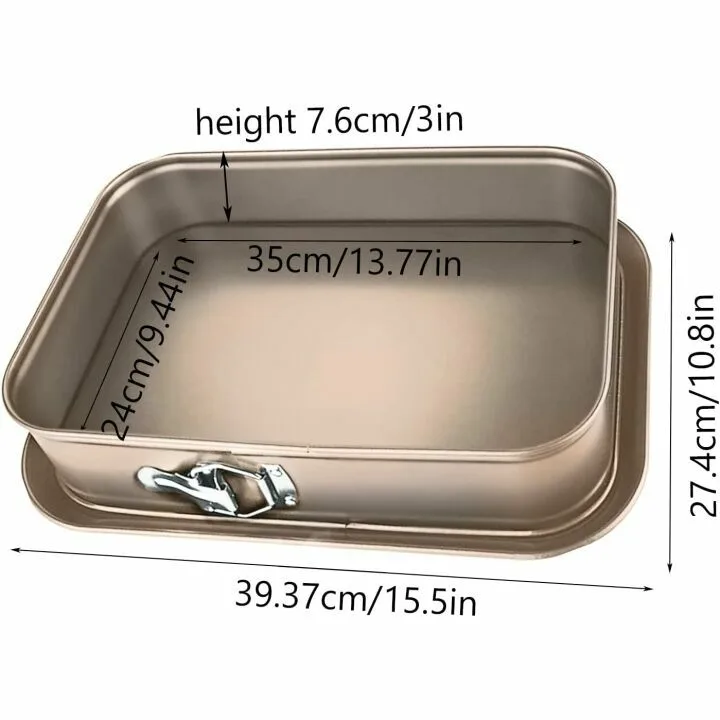 Gold Non-Stick Cheesecake Pan with Removable Bottom