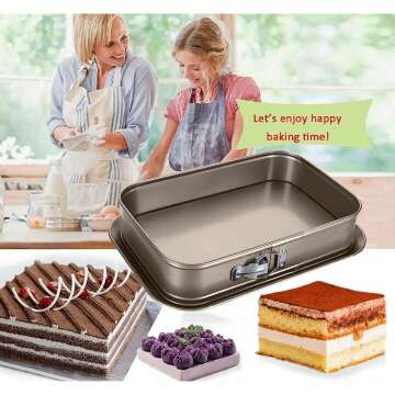 Gold Non-Stick Cheesecake Pan with Removable Bottom