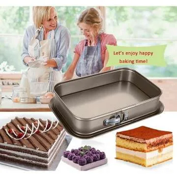Gold Non-Stick Cheesecake Pan with Removable Bottom