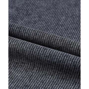 SELINK Womens Oversized Corduroy Sweatshirt - Comfortable Style