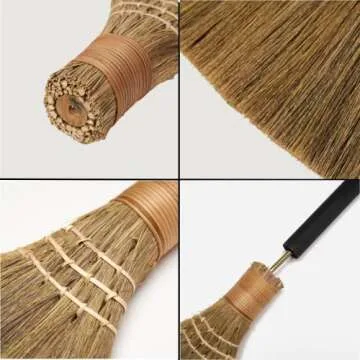 Eco-Friendly TTS Natural Handcrafted Broom for Cleaning