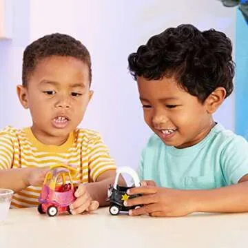 Little Tikes Let’s Go Cozy Coupe™ 2pk Mini Color Change Vehicles for Tabletop or Floor Push Play Car Fun and Color Change for Toddlers, Boys, Girls 3+ Years, Red