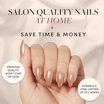 Glamnetic Press On Nails - Beautiful Nude Brown Kit