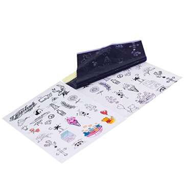 Mast Tour Tattoo Pen Kit, Wireless Tattoo Battery Power Supply Tattoo Machine Gun Kit, 20Pcs Cartridge Tattoo Needles Certificated Safe Black Ink