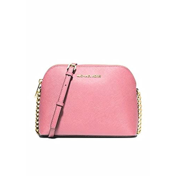 Michael Kors Cindy Mini Crossbody Tulip Pink Leather Bag Handbag Purse