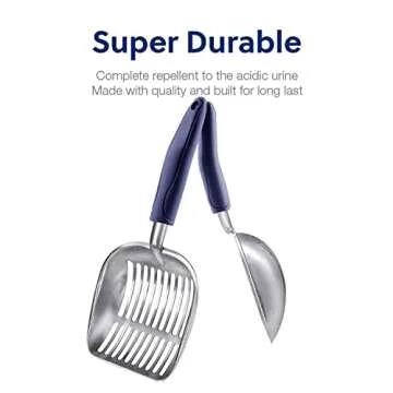 WePet Durable Cat Litter Scoop with Deep Shovel