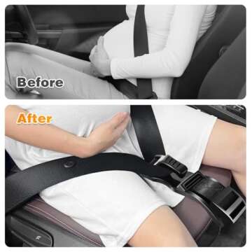 No Matter 2025 Pregnancy Bump Strap Cushion for Ultimate Maternity Comfort and Safety