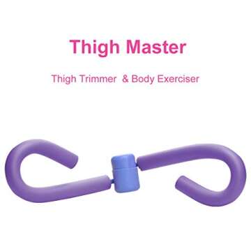 Thigh Master COVVY Thigh Workout Exerciser Thigh Toner Thigh Trimmer Butt/Leg/Arm/Chest Toner, Bodyb...