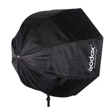 Godox 120cm / 47.2in Portable Octagon Softbox Umbrella Brolly Reflector for Speedlight Flash