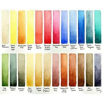 Daniel Smith 24 Half Pan Watercolor Set - Vibrant Colors