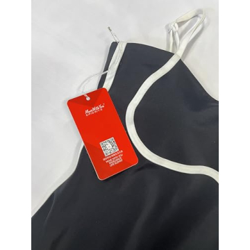 Move With You Women's Sexy Backless Swimsuit with Tummy Control