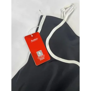 Move With You Women's Sexy Backless Swimsuit with Tummy Control