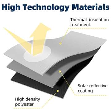 NIGHTON Portable Blackout Curtains 100"×57" Strong Hook and Loop Tape Strips with Adhesive,Blackout Shades That can be Cut,100% Blackout Material Blackout Blinds for Baby Nursery or Travel Use-Black