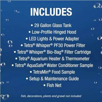 Tetra 29 Gallon LED Aquarium Kit with Filter & Heater