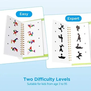 Vanmor Travel Tangram Puzzle - Engaging Brain Teaser for Kids