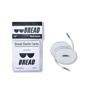 Bread Elastic Shoelaces Cloud White, 54"