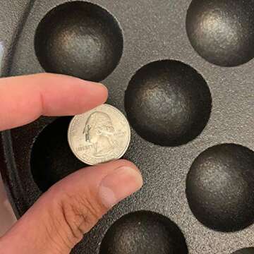 Kasian House Cast Iron Griddle for Poffertjes and More