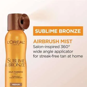 L'Oreal Paris Sublime Bronze Self Tanning Mist - Natural Glow