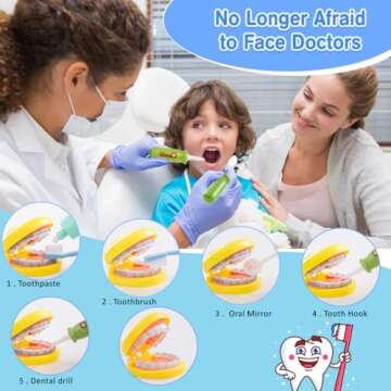 Meland Doctor Kit for Kids 3-5 Years - Pretend Play Set