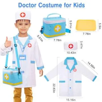 Meland Doctor Kit for Kids 3-5 Years - Pretend Play Set