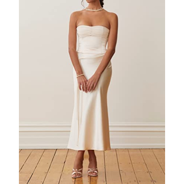 Trendy 2 Piece Beach Skirt Set Perfect for Summer Fun