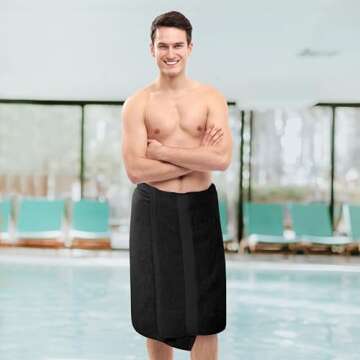 Utopia Towels 6 Pack Medium Bath Towel Set, 100% Ring Spun Cotton (24 x 48 Inches) Medium Lightweight and Highly Absorbent Quick Drying Towels, Premium Towels for Hotel, Spa and Bathroom (Black)