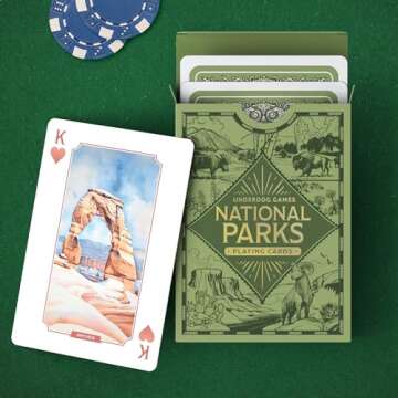 Underdog Games National Park Playing Cards | Unique Art on Every Card
