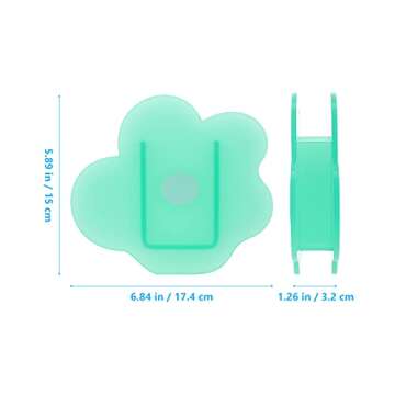 Pink Acrylic Cloud Shaped Flower Vase Make Up Brush Pen Holder Elegant Modern Contemporary Design Va...