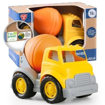 PLAY Eco-Friendly Cement Mixer Toy Truck - Safe, Durable & Recyclable