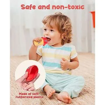 JoyCat Ice Cream Counting and Color Sorting Set Stacking Toys for Kids 3-5, Alphabet Learning Toys for Fine Motor Skills, ABC Learning Sets with Safety, Preschool Classroom Must Haves for Toddlers