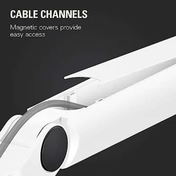 Elgato Wave Mic Arm LP White - Premium Low Profile Microphone Arm with Cable Management, Desk Clamp, Versatile Mounting and Fully Adjustable, perfect for Podcast, Streaming, Gaming, Home Office
