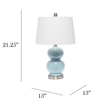 Elegant Blue Ceramic Bubble Lamp for All Home Styles