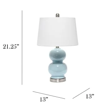 Elegant Blue Ceramic Bubble Lamp for All Home Styles