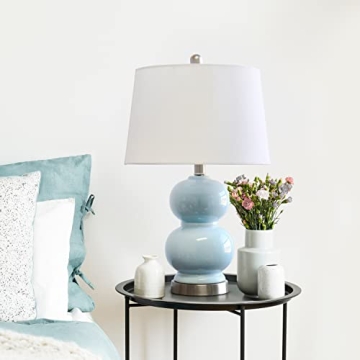 Elegant Blue Ceramic Bubble Lamp for All Home Styles