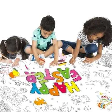 Creative Tbsone Easter Coloring Poster for Kids Activities