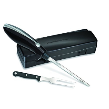Hamilton Beach Electric Knife for Carving Meats, Poultry, Bread, Crafting Foam and More, Storage Cas...