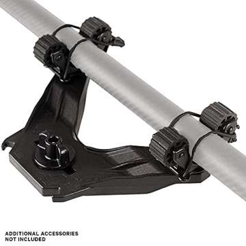 YakAttack DoubleHeader with Dual RotoGrip Paddle Holders | Offset Kayak Paddle Holder | Multi-Access...